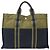 Hermès Borsa Hermes Fourre-Tout Tote MM Verde Cachi Blu navy