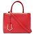 Borsa a mano Fendi in pelle rossa Rosso
