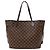 Borsa a mano Louis Vuitton Damier da donna Borsa Tote Neverfull MM Marrone Damier ebene