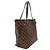 Borsa a mano Louis Vuitton Damier da donna Borsa Tote Neverfull MM Marrone Damier ebene - vista 4