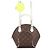Borsa Louis Vuitton Monogram Ellipse BB Marrone Bianco Giallo Monogramma
