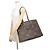Borsa Tote Louis Vuitton Monogram Reverse Giant OnTheGo GM Rosso Monogramma - vista 5