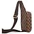 Borsa Louis Vuitton Damier Ebene Geronimos Marrone - vista 3