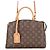 Borsa Louis Vuitton Monogram Petit Palais PM Bordò Monogramma