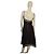 Vestido Ted Baker negro con rayas blancas - vista 2