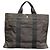 Hermès Borsa Tote Hermes Herline MM Marrone - vista 2