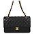 Borsa a tracolla con catena Chanel Matelasse in pelle d'agnello Nero