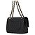 Borsa a tracolla con catena Chanel Matelasse in pelle d'agnello Nero - vista 2
