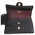 Borsa a tracolla con catena Chanel Matelasse in pelle d'agnello Nero - vista 6