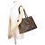 Borsa Tote Louis Vuitton Monogram Reverse Giant OnTheGo MM Marrone - vista 5