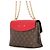 Borsa a tracolla Louis Vuitton Monogram Saint-Placide Rosso Monogramma - vista 2