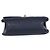 Borsa a tracolla Chanel Mini Matelassé con catena Blu navy - vista 3