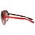 Óculos de sol aviador oversized MARC JACOBS vermelhos com lentes degradê marrom retrô - vista 7