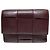 Cartera tri-fold Cassette Bottega Veneta Burdeos