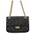 Borsa a tracolla con catena Chanel Matelassé Nero