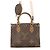 Borsa Louis Vuitton Monogram Reverse Giant OnTheGo PM Rosso
