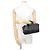 Bolso de mano Louis Vuitton Keepall Bandoulière 25 Monogram Negro - vista 4