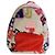 Zaino MARC JACOBS in eco-pelliccia con logo Graffiti Red Pocket Cuddle Rosa Bianco Rosso Blu D'oro Verde Porpora