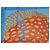 Hermès Grands Fonds II Detail Foulard Seta 90cm Blu Bianco Arancione Giallo - vista 2