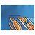 Hermès Grands Fonds II Detail Foulard Seta 90cm Blu Bianco Arancione Giallo - vista 6