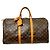 Louis Vuitton Keepall 50 Boston Bag Marrone Monogramma