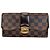 Louis Vuitton Portefeuille Sistina Long Wallet Marrone