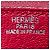 Hermès Monedero Hermes Clarisse PM en piel Chevre Mysore rojo Roja - vista 4