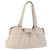 Salvatore Ferragamo Gancini Leather Bianco