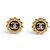 NUOVI ORECCHINI CHANEL LOGO CC SOLE AB5797 IN METALLO DORATO D'oro