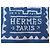 Hermès NUOVO PAREO HERMES MAXI STAMPE GRAFICHE NDOP COTONE BLU + SCATOLA SARONG - vista 6