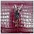 Borsa a tracolla Saint Laurent Sunset Medium in pelle goffrata croc Burgundy Rosso Bordò - vista 8