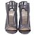 Stivaletti Trouble Open-Tie di Christian Louboutin in mesh nero - vista 2