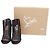Stivaletti Trouble Open-Tie di Christian Louboutin in mesh nero - vista 6