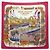 Hermès FOULARD HERMES GRAND CORTEGE A MOSCOU M. DUCHENE CARRE 90 SETA ROSSO