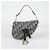 Dior Borsa a spalla Mini Saddle Oblique Blu - vista 2