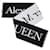 Alexander Mcqueen Sciarpa da uomo La Prima Logo Nero  - vista 4