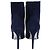 Rene Caovilla Stivaletti con tacco alto decorati René Caovilla in camoscio blu navy - vista 3