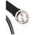 Logo Interlocking G Gucci in tono argento in pelle nera Nero - vista 10