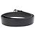 Logo Interlocking G Gucci in tono argento in pelle nera Nero - vista 2