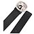 Logo Interlocking G Gucci in tono argento in pelle nera Nero - vista 4
