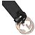 Logo Interlocking G Gucci in tono argento in pelle nera Nero - vista 9