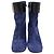 Botines con hebilla So Vivier de Roger Vivier en ante azul marino - vista 2