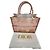 Sac Dior Book Tote Medium Toile de Jouy Brodé en Toile Rose - vue 3