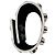 Bracciale Wrap con Borchie Saint Laurent in Pelle Bianca Bianco - vista 4