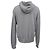 Sweatshirt com capuz Prada em algodão cinzento Cinza - vista 3