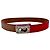 Bracciale a doppio giro Fendi in pelle multicolore
