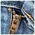Céline Vaqueros acampanados Celine Dylan Triomphe con detalle de cadena en algodón azul - vista 9