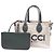 Gucci Small Logo-Print Tote Bag aus beigem Canvas - Ansicht 6