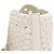 Céline Stivaletti espadrillas intrecciati con lacci Celine in pelle bianca Bianco - vista 15