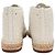 Céline Stivaletti espadrillas intrecciati con lacci Celine in pelle bianca Bianco - vista 3